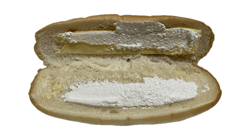 フジパン りんごカスタード コッペ 全体