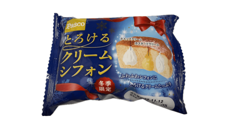 パスコ　とろける クリームシフォン　表