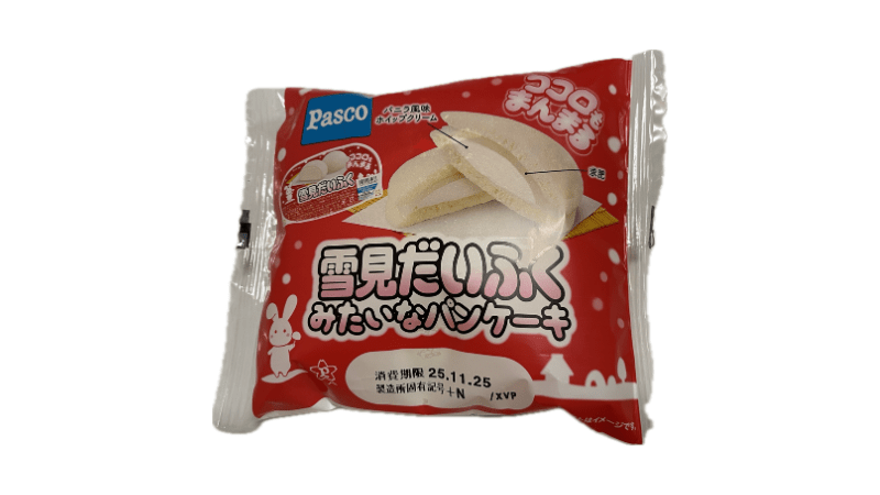 パスコ 雪見だいふくみたいなパンケーキ 表